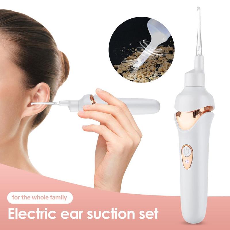 Electric Luminous Ear Cleaner, 1 Count Rechargeable Ear Wax Removal Tool with Light, Ear Cleaning Tool for Adults & Child