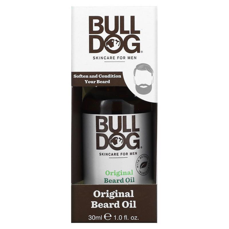 Bulldog Skincare For Men Original Beard Oil, 1 fl oz (30 ml)