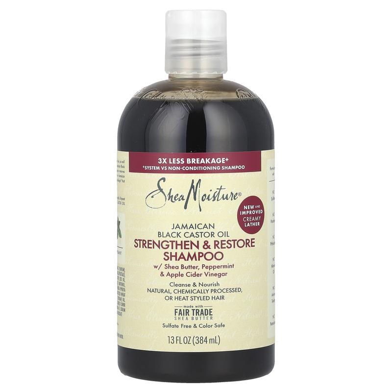 Shea Moisture Jamaican Black Castor Oil Shampoo, 13 fl oz (384 ml)