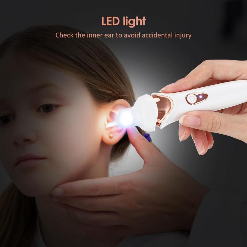 Electric Luminous Ear Cleaner, 1 Count Rechargeable Ear Wax Removal Tool with Light, Ear Cleaning Tool for Adults & Child