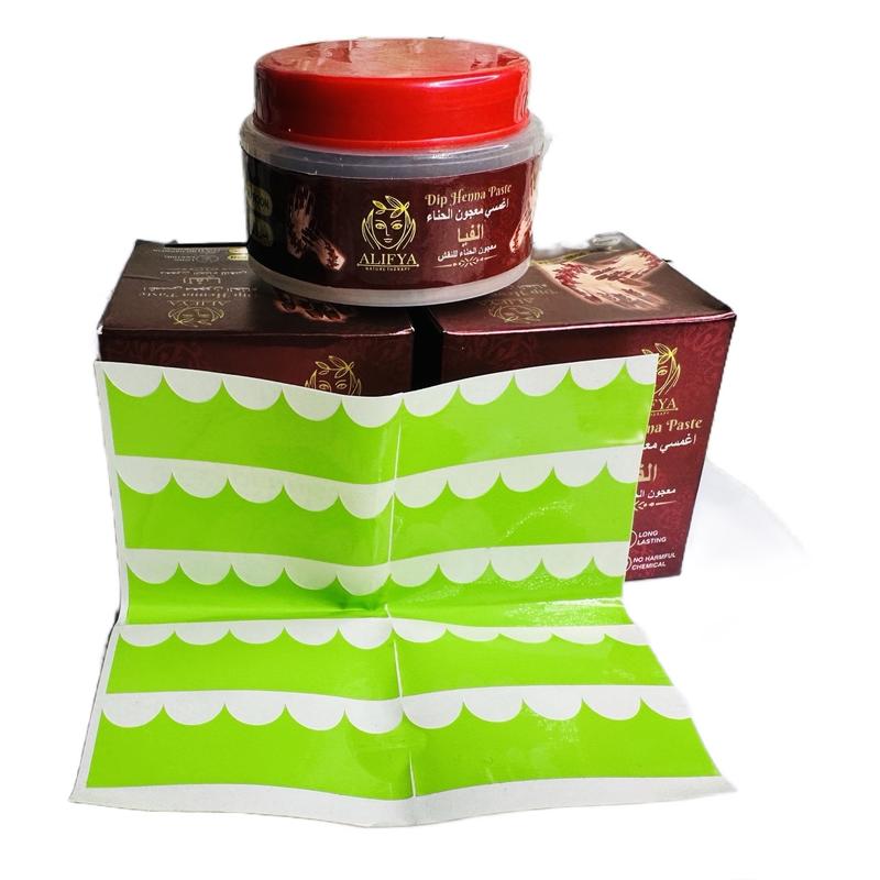 Cherry Red henna  dip henna paste Fragrance Free