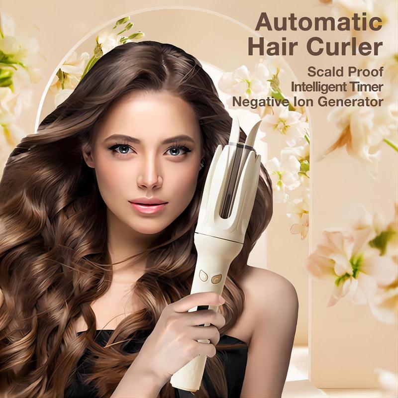 Automatic Hair Curling Iron,28mm Hair Curler,Negative Ion Automatic Hair Hair Curl Wand,4 Modes Temperatures Curling Iron for Women Comfort