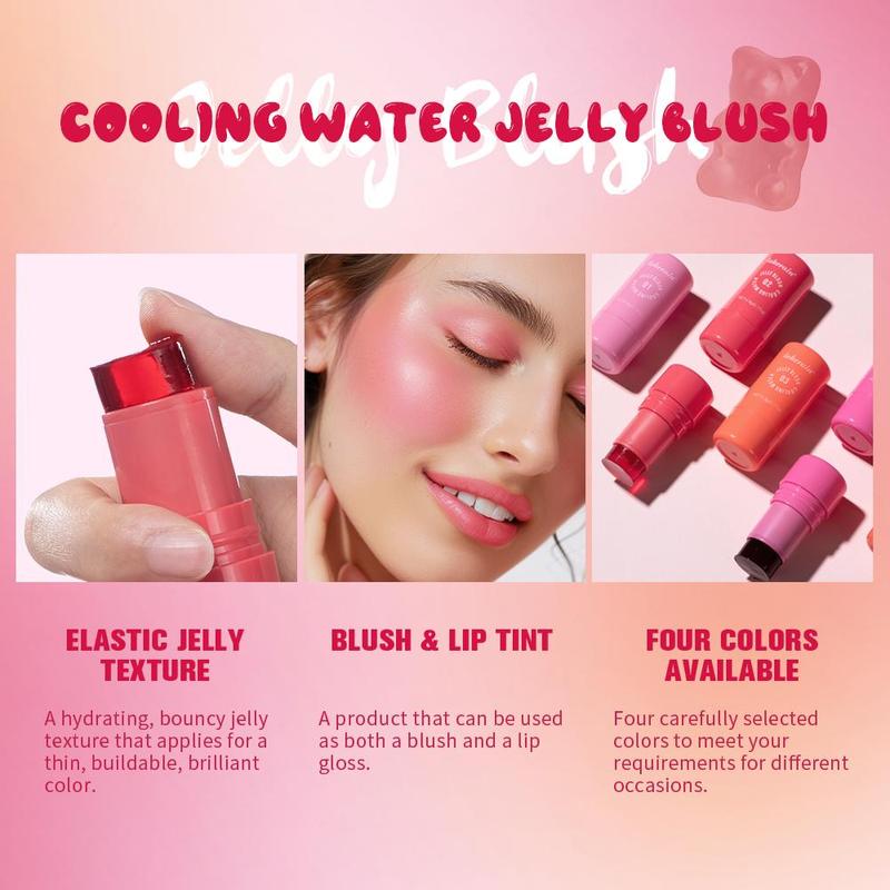 Long Lasting Blush Stick, 1 Count Blush For Cheeks, Lips, Eyes, Smudge-proof Blush Stick, Natural Look Blush For Daily Makeup