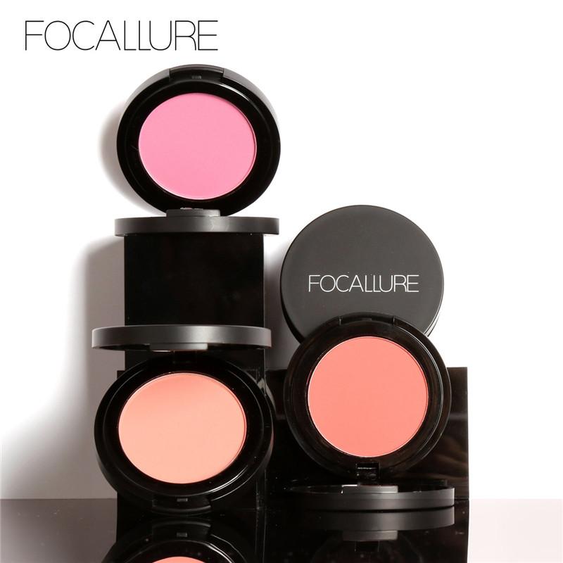 FOCALLURE Silky Face Pressed Blush,High Pigment Mineral Blusher,Create a Fade-free Flawless Finish and Give your Skin a Natural Glow,Lightweight Facial Blusher Makeup,SMASHING