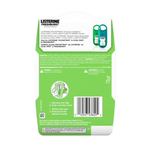 Listerine TikTok Shop Duo Pack, Clinical Solutions Breath Defense Alcohol Free Mouthwash 1L & Freshburst PocketPaks Dissolving Breath Strips