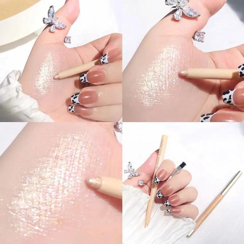 Waterproof Shiny Eyeliner Sweet Lying Pencil Glitter Eyeshadow Pen Long-lasting Outline Pen Stick Makeup Lipliner Daily Flawless Cosmetic