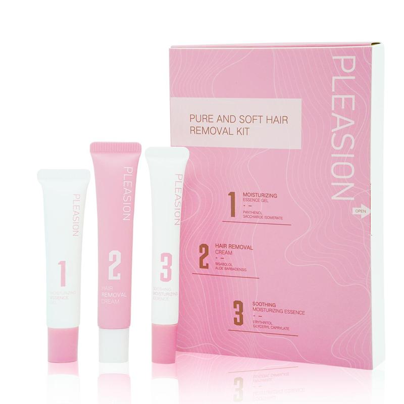 Hair Removal Cream, Easy Hair Removal Sensitive formula with Aloe Vera, Skin-friendly, Silky Body Hair Removal Treatment