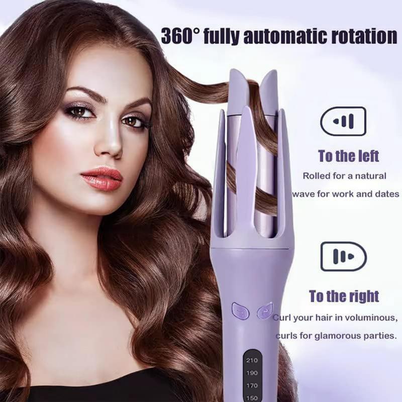 Automatic Hair Curling Iron,Auto Curler 28mm Hair Curler Comfort,4 Modes Temperatures Negative Ion Hair Curl Wand for Women,Styling Tools for Home