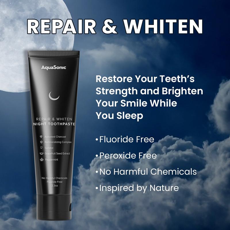 Repair & Whiten Fluoride-Free Night Toothpaste Duo