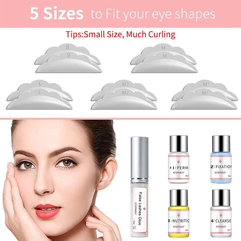 Upgraded Lash Lift Kit, Semi-permanent Curling Eyelash Perm Kit, Keep Lashes for 40 To 60 Days, Christmas Gift for Girls, Friend, Family, Christmas Gift