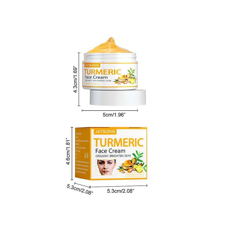 Turmeric Face Cream, 1 Count Tighten and Lift Face Cream, Moisturizing Face Cream for Mother's Day Gift, Face Lotion for Women and Men