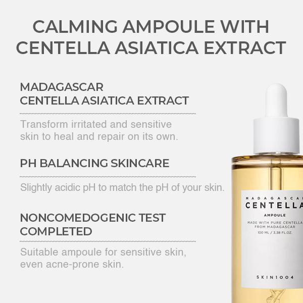 [SKIN1004] Madagascar Centella Asiatica Ampoule Facial Serum 3.38 fl.oz(100ml) facial serum