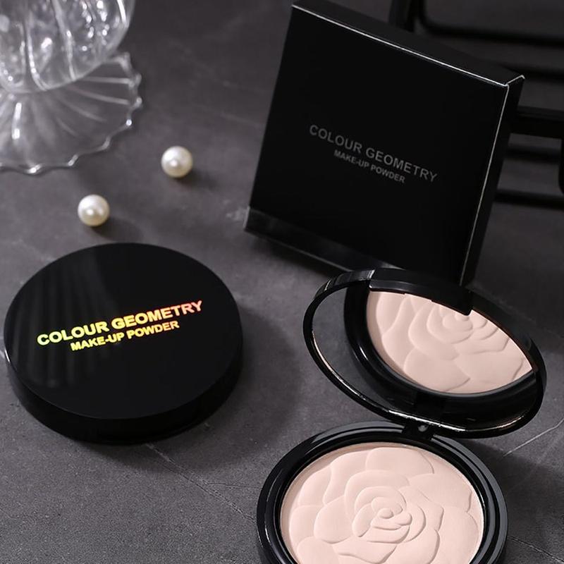 24 Hours Oil Control Makeup Powder, 1 Count Moisturizing Brightening Ultra-matte Press Powder