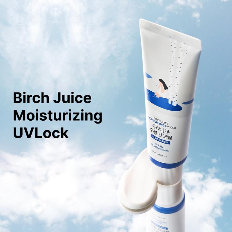 [Korean #1 Sunscreen] Duo, ROUND LAB Birch Juice Moisturizing Sunscreen