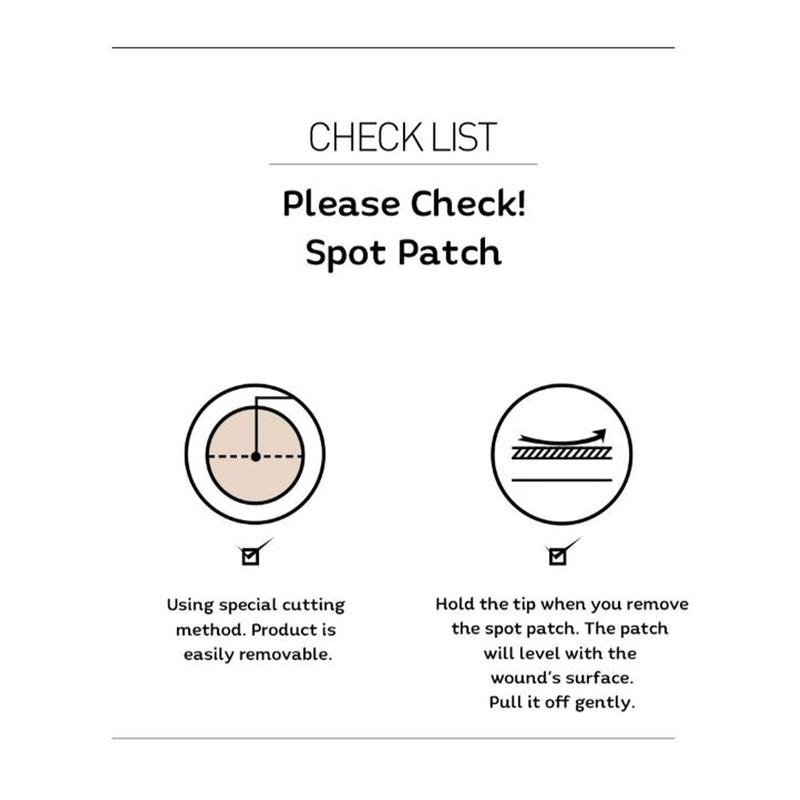 [VT Cosmetics] VT Spot Patch 48patches*15ea, Invisible Hydrocolloid Skin Trouble and Pimple Patch with No Irritation, Korean Skin Care