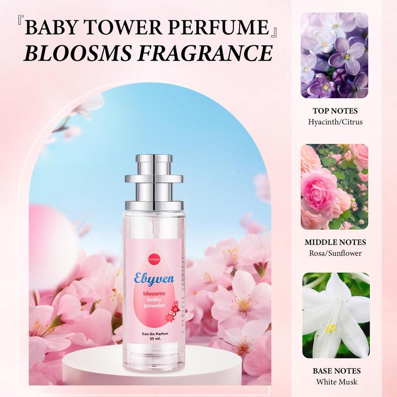 35ml Women's Perfume Powder, 1 Box Flower Fruit Fragrance for Women, Elegant Fragrance for Daily Wear, Fashion Perfume for Party, Daily Clothing Decor