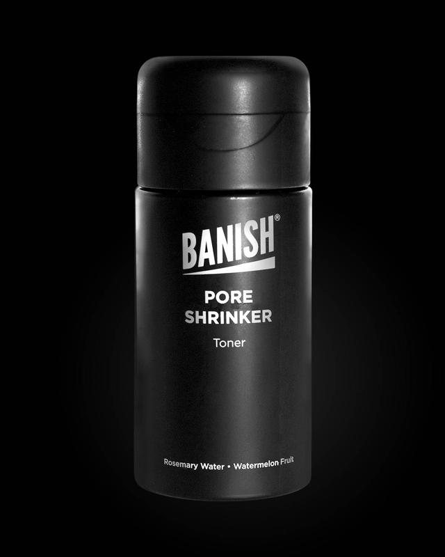 Banish Pore Shrinker Watermelon Toner - with Rosemary Water AHA exfoliating and hydrating