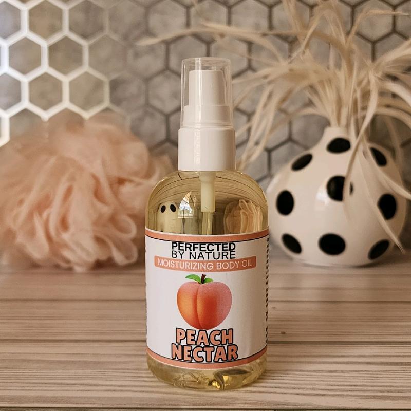 Body Oil Peach Nectar - Nourishing Moisturizer for Ultimate Comfort and Body Care