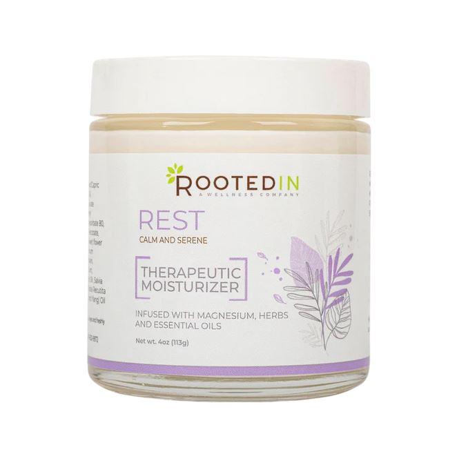 Rooted In Rest Cream for Deep Sleep - Twitching Legs & Discomfort, High Concentration Magnesium, Safe & Effective Natural Sleep Remedy