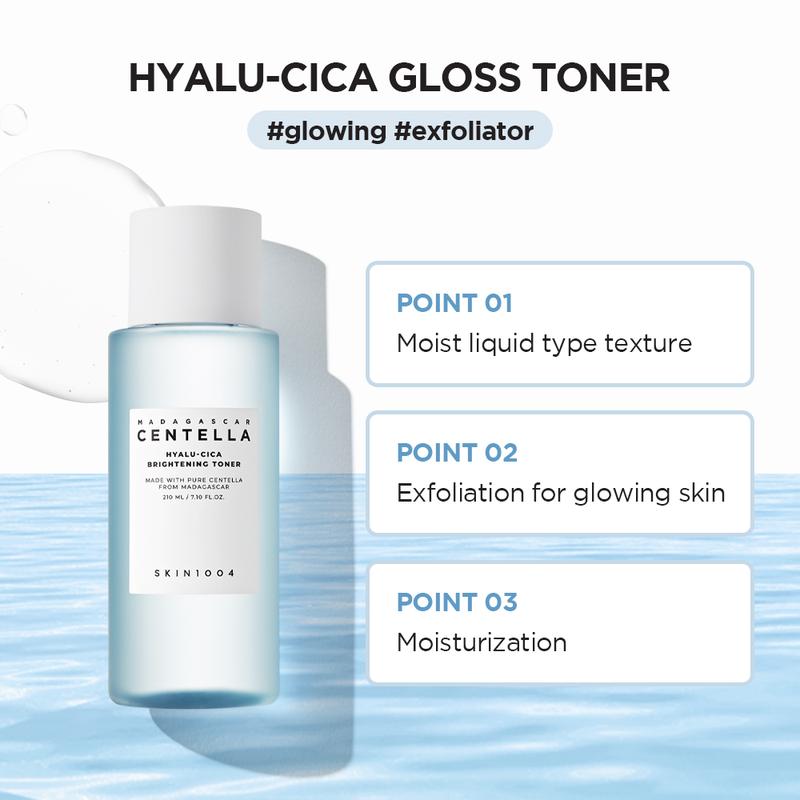 [SKIN1004 Official Shop] Madagascar Centella Hyalu-Cica Brightening Toner 210ml Hyaluronic Hyaluronic Acid face toner skin  toner