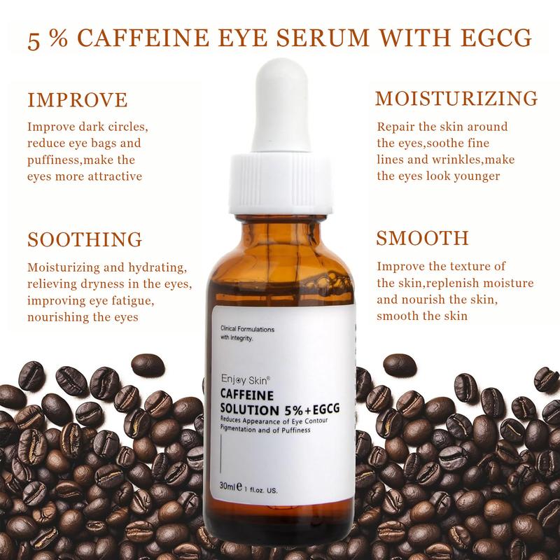 Caffeine Eye Serum For Improves appearance of eye area, Lifting and Firming Eye Cream for Dark Circles and Puffiness Eye Bag