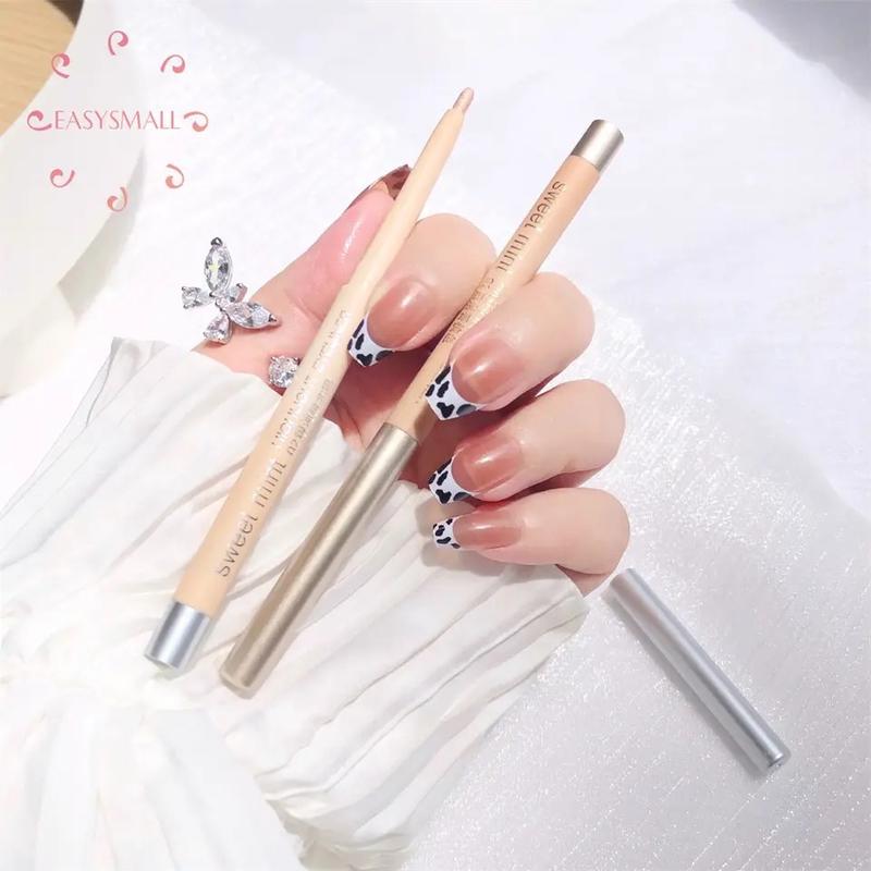 Waterproof Shiny Eyeliner Sweet Lying Pencil Glitter Eyeshadow Pen Long-lasting Outline Pen Stick Makeup Lipliner Daily Flawless Cosmetic