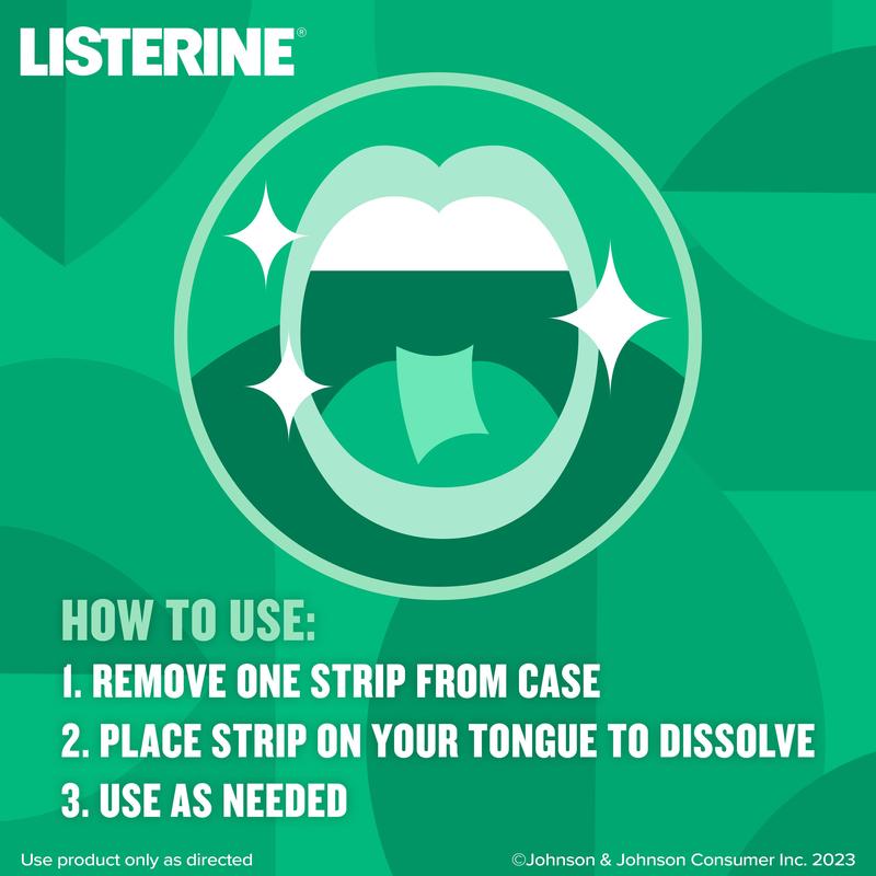 Listerine TikTok Shop Duo Pack, Clinical Solutions Breath Defense Alcohol Free Mouthwash 1L & Freshburst PocketPaks Dissolving Breath Strips