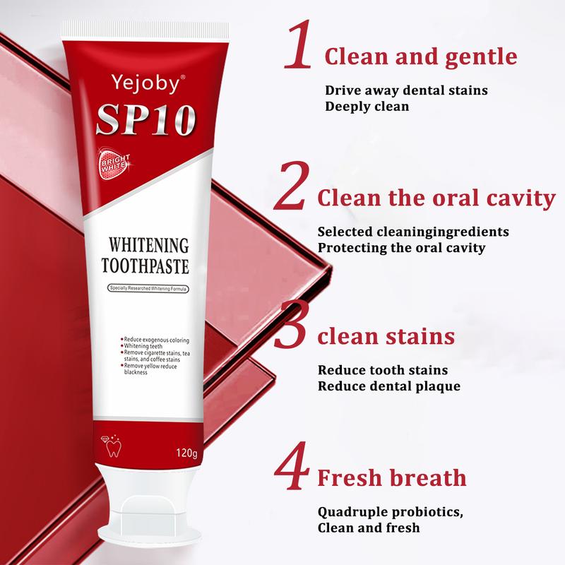 [Upgraded Version] Sp10 Probiotic Toothpaste,Sp-10 Ultra Whitening Toothpaste,Probiotics Bright White Toothpaste,Sp-10 Probiotic Toothpaste,Sp10 Toothpaste,Fresh Breath,Deep Cleaning Care Toothpaste oral health niacinamide toothpaste