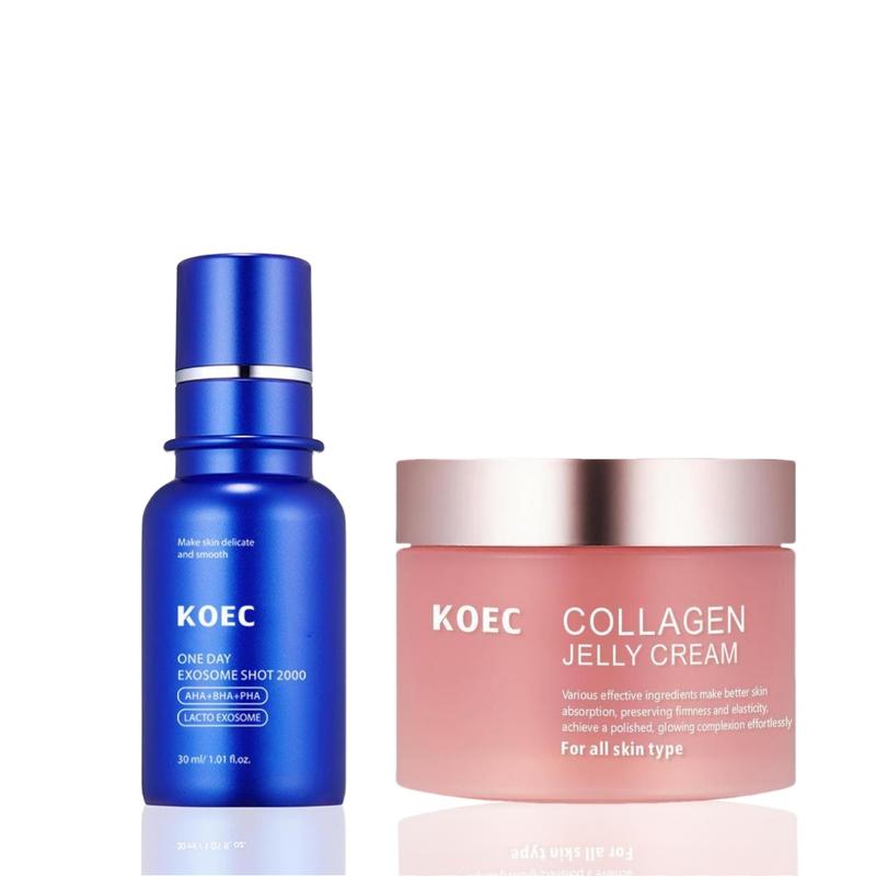  Zero Exosome Spicule Serum & Collagen Niacinamide Jelly Cream Combination Set Moisture Skincare  , Christmas Gifts Ideas