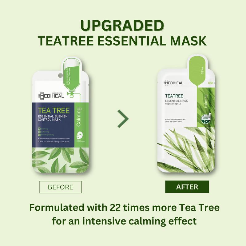 Mediheal Teatree Essential Skincare Mask Blemish Calming