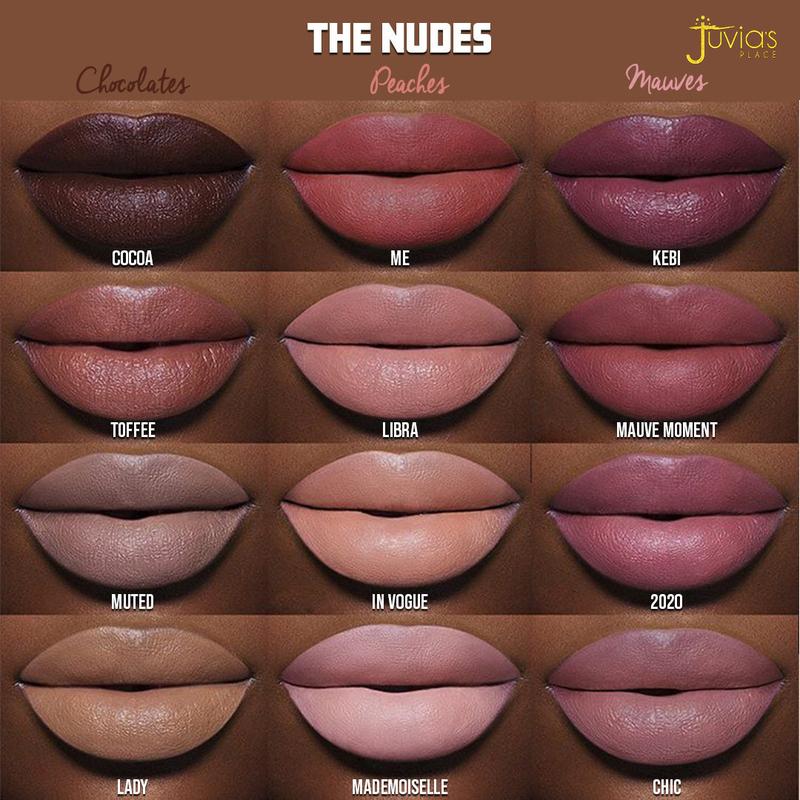 The Mini Nudes Velvety Matte Lipstick- Travel Friendly, Long Lasting and Hydrating Shades for all Skin Tones.