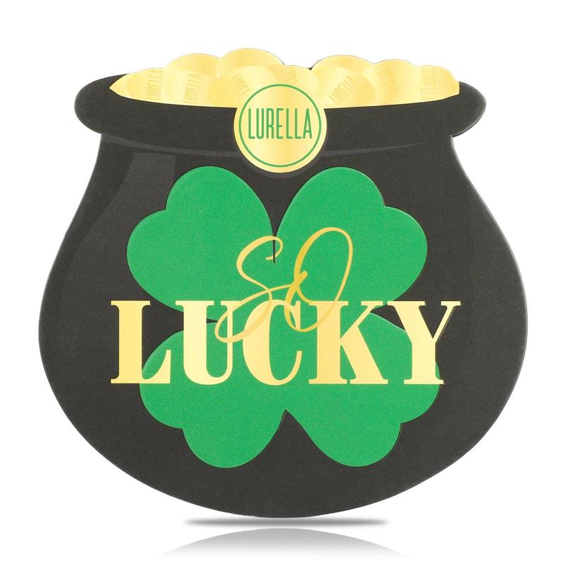 Lurella Cosmetics So Lucky March St. Patrick's Inspired 7 Color Pot Shaped Eyeshadow Palette