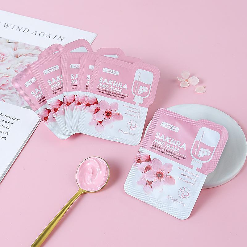 Sakura Flower Skincare Kit, 14pcs set Hydrating Skin Care Kit, Including Face Mask & Essence Cream & Eye Mask & Lip Mask, Moisturizing Skin Care Kit, Ordinary Skincare Products