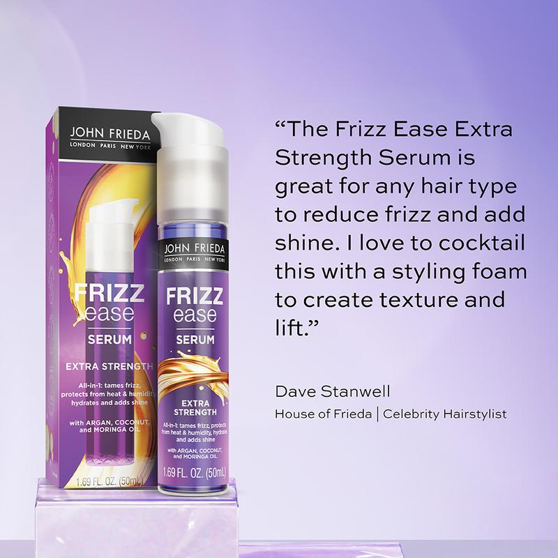 John Frieda Frizz Ease Extra Strength Serum - Smooth, Shiny, Frizz-Free Hair