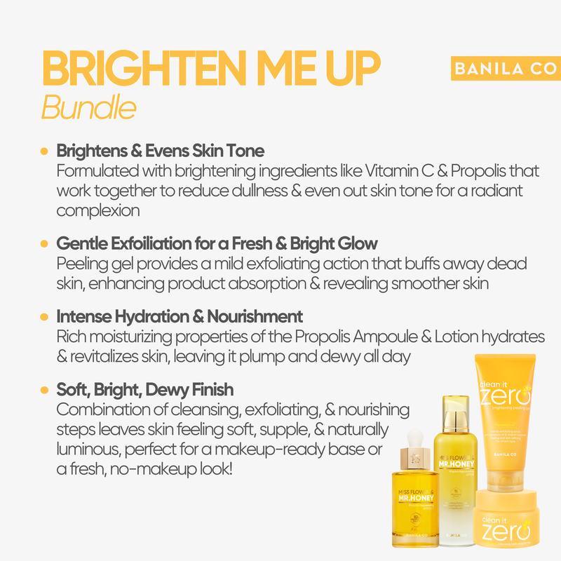 Brighten Me Up Bundle | Brightening, Exfoliating & Hydrating Skincare Set for Soft, Supple, and Naturally Luminous Skin