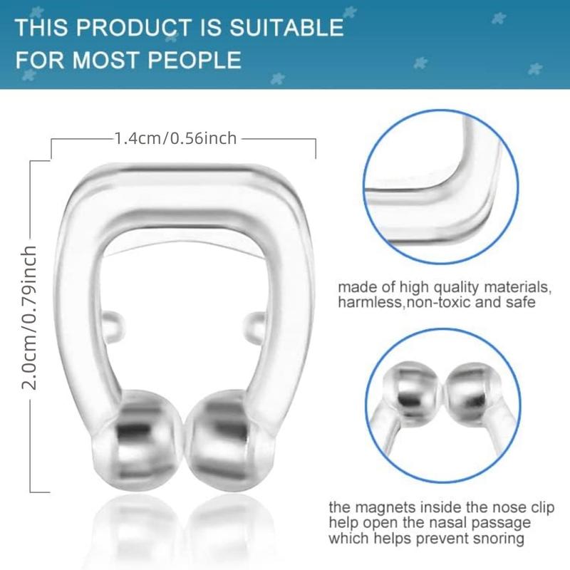 Halloween Anti Snoring Nose Clip Set, Silicone Anti Snoring Nose Clips, Snoring Solution for Men & Women, Easy To Use, Comfortable Skincare Nasal To Relieve Snore, Skincare Tools, Christmas Gift