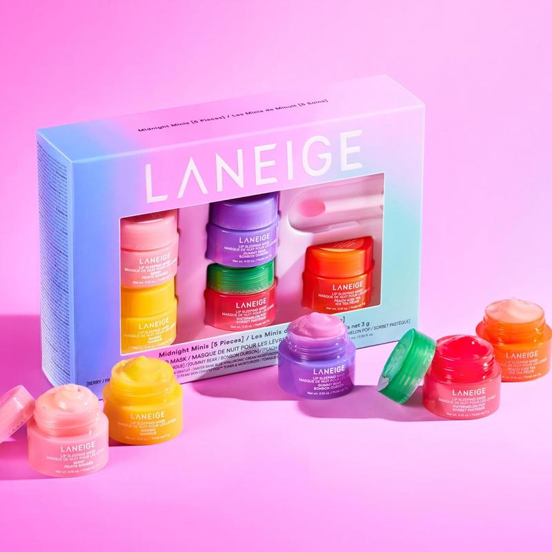 LANEIGE Lip Sleeping Mask: Nourish, Hydrate, Vitamin C, Murumuru & Shea Butter, Antioxidants, Flaky, Dry Lips