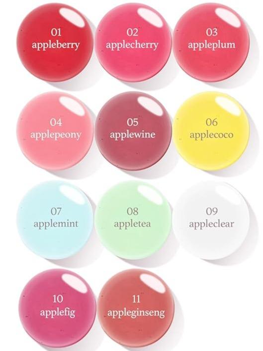 NOONI Korean Lip Oil - Appleberry | Lip Stain, Gift, Moisturizing, Revitalizing, and Tinting for Dry Lips with Raspberry Fruit Extract, Holiday, Christmas Gift, 0.12 Fl Oz, Stocking Stuffers