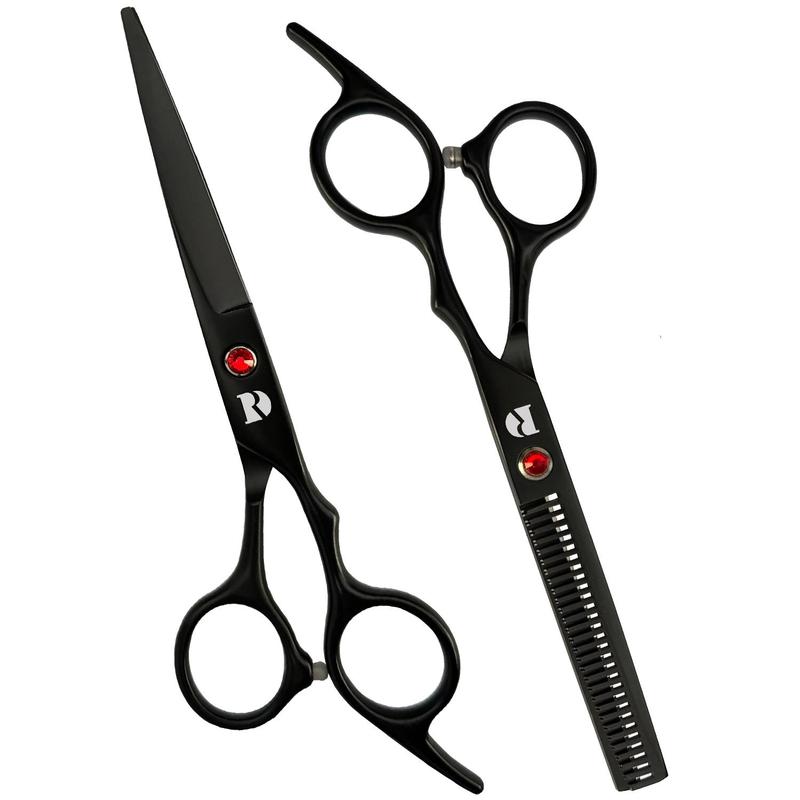 Hair Cutting Kit, 1 Pair Professional Hair Cutting Scissors, Hair Cutting Tools for Salon & Barber Shop, Heatless Styling Tools for Women & Men