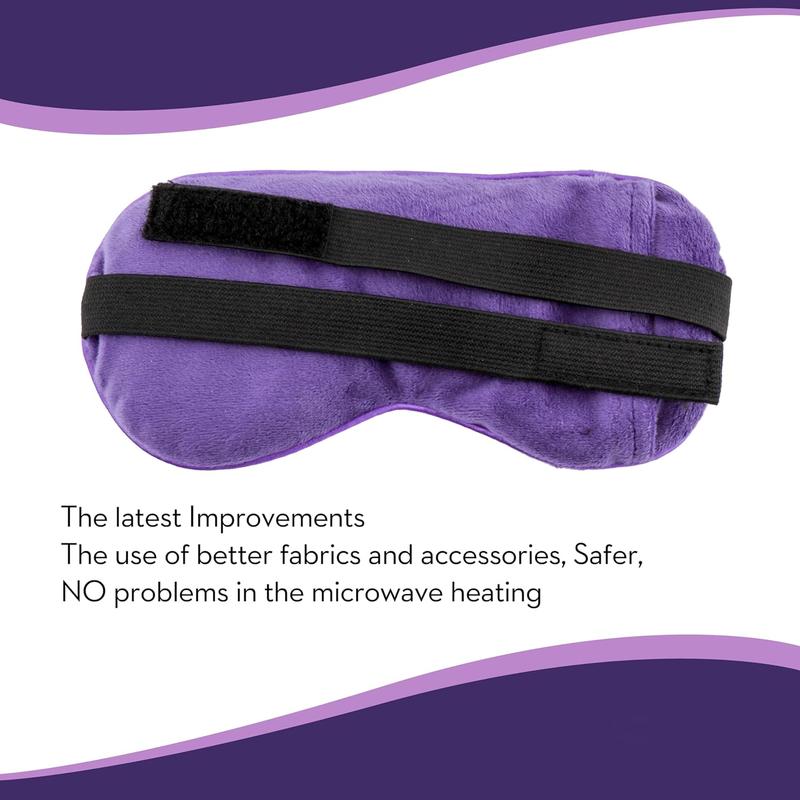 Heated Eye Mask, Moist Heat Eye Compress Microwave Warm Eye Mask for Dry Eyes, Good for Blepharitis, Itchy Eyes etc.