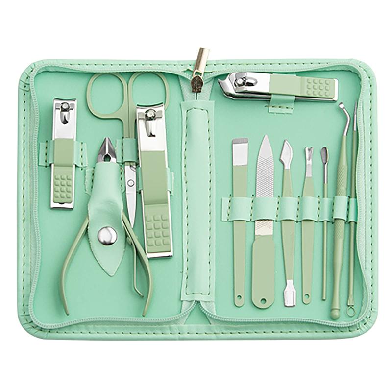 Nail Kit, Manicure Kit, Nail Care Kit For Women, Manicure Pedicure Set, Nail Clippers Toenail Clippers Kit, Professional Manicure Kit Pedicure Kit, Set of 12.