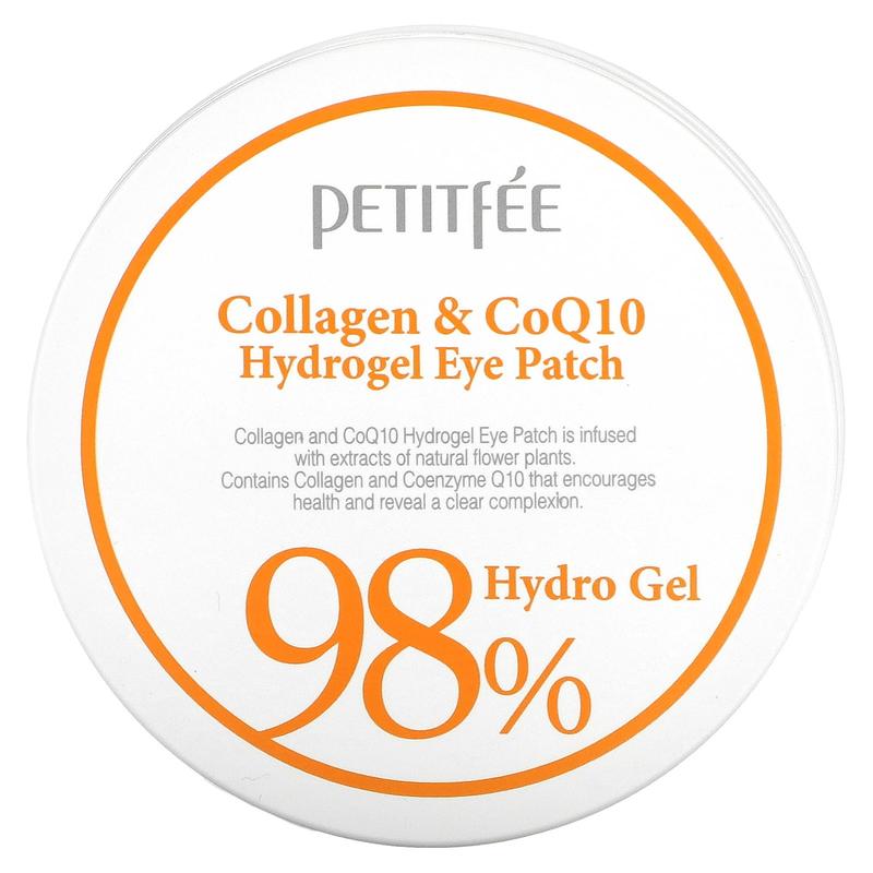 Petitfee Collagen & CoQ10 Hydrogel Eye Patch, 60 Patches, 1.4 g Each