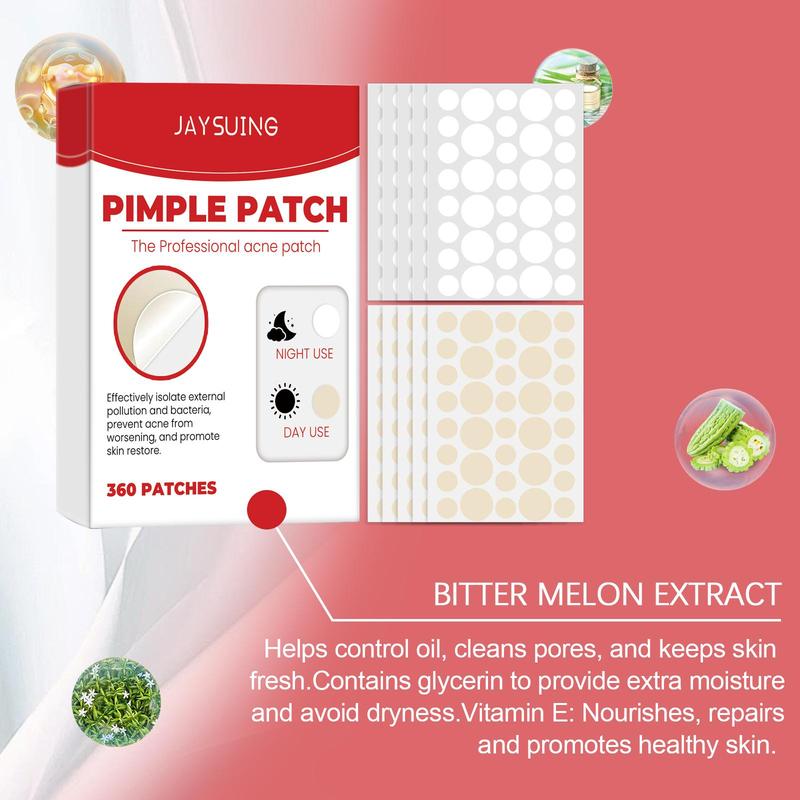 Acne Coverage Patch, 360pcs box Invisible Facial Acne Patches, Oil Control Acne Patches, Facial Skin Care Products for Women & Men