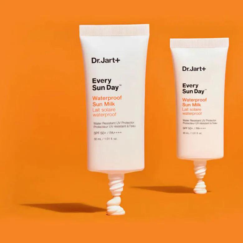 Dr. Jart+ -Every Sun Day Waterproof Sun Milk SPF 50+ PA++++ Facial Skincare Gel Moisturizing Sunscreen Lightweight Sensitive Uv Comfort Skin Repair Hydrate Moisture