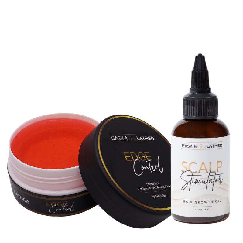 LIMITED EDITION- Scalp Stimulator + Strong Hold Edge Control- Tiktok Viral Picks Exclusive