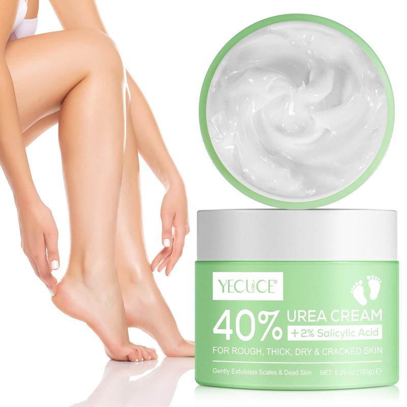 40 % Urea Foot Cream, 1 Box Moisturizing Foot Care Cream, Gentle Exfoliation Foot Lotion for Rough Thick Skin, Cracked Skin, Christmas Gift