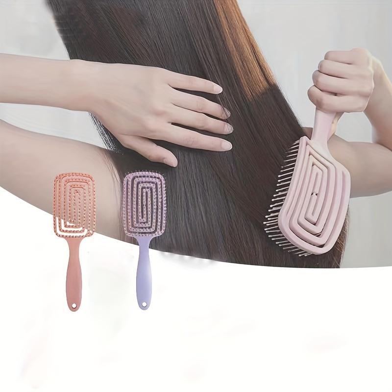 Hair Detangling Brush, Wet & Dry Hair Detailing Comb, Scalp Massage Comb, Curly Hair Detangling & Styling Tool, Hairdressing Comb for Women Men, Straight & Curl Hair Massaging Comb