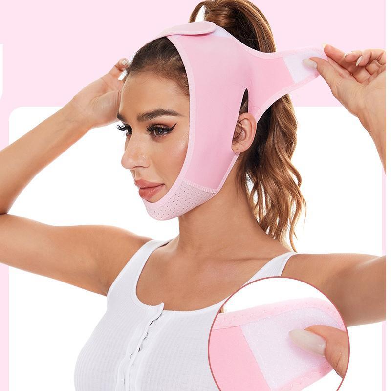 Reusable Double Chin Reducer, V Line Mask, Facial Slimming Chin Strap, Chin Up Mask, Face Lifting Belt, V Shape Face Lifting Tool