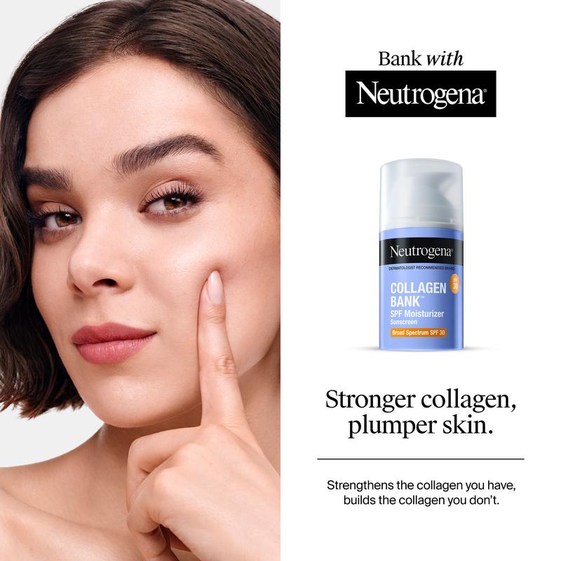 Neutrogena Collagen Bank Daily Face Moisturizer with SPF 30, 2 fl. oz Skincare Fragrance