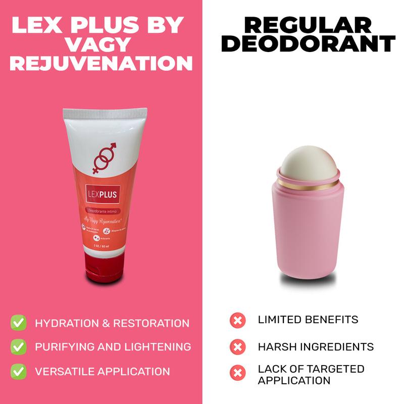 Lex Plus All Body Deodorant - Long-Lasting Protection Body Care Cleanser